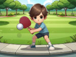 Junge Ping Pong
