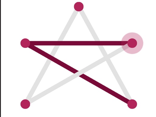 Verbinden Sie eine Linie