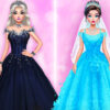 frozen wedding dress up