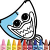 huggy coloring