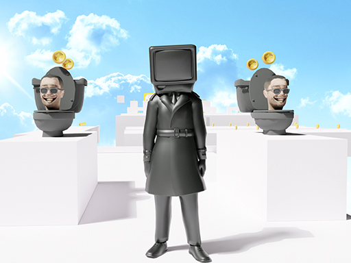 Skibidi Toilettenparkour-Lauf 2024