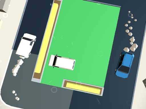 Wischen Jene, um die Autos zu parken